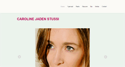 Desktop Screenshot of carolinejadenstussi.com